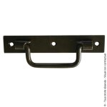 Lot de 12 poignes st etienne sur platine zingue - bouts carrs - longueur 160 mm - cataphorse torbel ...