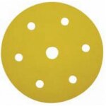 Lot 5 disques velcro / papier pour ponceuse 225 mm - 7 trous - grain 100 leman