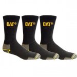 Lot de 3 paires de chaussettes noires - pointure 41 � 45 caterpillar