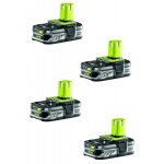 Lot de 4 batteries lithium + 18v one + ? - 2, 5 ah - rb18l25 ryobi