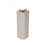 Lot de 4 raccords angle droit pour plinthe de meuble de cuisine - blanc nordlinger Lot de 4 raccords angle droit pour plinthe de meuble de cuisine - blanc nordlinger