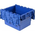 Lot de 5 bacs navette polypropylne - 400x300x250 mm viso