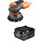 Lot ponceuse excentrique diam�tre 125mm 18v subcompact bex18sbl - 125 - 0 + 1 batterie 4ah aeg powertools ...