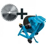 Lot scie  bches 3500w losab601lc + lame carbure  600 mm leman