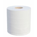 Lot de six rouleaux d'essuie - mains en ouate �colabel 100% recycl�e ultra compacte papeco