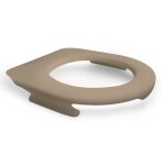 Lunette de wc suspendu clipsable - 100 % hygi�nique - beige papado