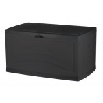 Malle de jardin gris anthracite - 500 litres - maxi serena eda plastiques