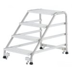 Marchepied fixe avec 4 marches extra larges - modul tubesca