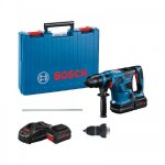 Marteau perforateur sans fil sds plus gbh 18v - 34cf - 2x5, 5ah + chargeur bosch