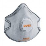 Masques respiratoires ffp2 - soupape et filtre carbone - silv - air c 2220 uvex Masques respiratoires ffp2 - soupape et filtre carbone - silv - air c 2220 uvex