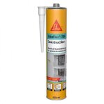 Mastic polyur�thane - fa�ades en b�ton et ma�onnerie - sikaflex 708 - noir - poche 400 ml sika