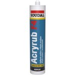 Mastic de rebouchage - acrylique - 300 ml - blanc - acryrub f4 soudal