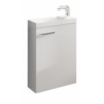 Meuble lave - mains suspendu palerme blanc - 40x60 cm n�ova