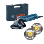 Meuleuse 125 mm 880w gws 880 + 2 disques diamants - 060139600b bosch