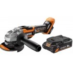 Meuleuse d'angle 125 mm brushless 18v + batterie pro 18v 4ah aeg powertools