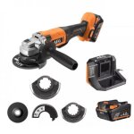 Meuleuse d'angle 18v 125mm + 2 batteries 4ah et chargeur - bews18 - 125x2 - 402b aeg powertools