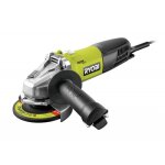 Meuleuse d?angle 800w 125 mm + 5 disques  barber et 1 disque diamant - rag800 - 125ta6 ryobi