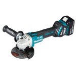 Meuleuse sans fil lxt 18v - 125mm - 2 batteries 5ah + chargeur - dga513rtj makita