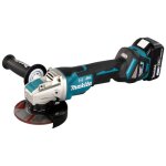 Meuleuse sans fil lxt® 18v avec poignée x - lock - Ø125mm - batteries + chargeur - dga519rtj1 makita Meuleuse sans fil lxt® 18v avec poignée x - lock - Ø125mm - batteries + chargeur - dga519rtj1 makita