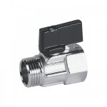 Mini vanne � boisseau sph�rique m�le / femelle � 12 / 17 sferaco