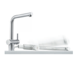 Mitigeur atlas no -  bec escamotable - inox franke