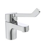 Mitigeur de lavabo avec manette allonge et vidage - olyos ii clinic porcher