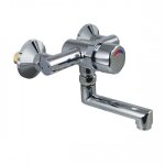 Mitigeur lavabo mural monocommande monobloc - bec tournant arateur - presto 3500 presto