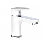 Mitigeur monocommande - lavabo - blanc et chrom� alaska sch�tte