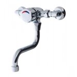 Mitigeur monocommande temporis� - � bec - avec rosaces - presto 3500 presto