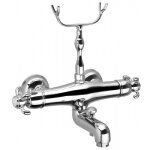 Mitigeur thermostatique bain douche r�tro - mural - tiffany paini