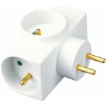 Multiprise �lectrique triplite 2p + t sortie lat�rale ebenoid