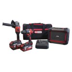 Pack 2 outils 18v + enceinte + 2 batteries + accessoires - 515. 4731f - a4 ks tools