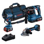Pack 3 machines 18v + 3 batteries 4, 0ah + sac de transport - 0615a5007l bosch