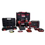 Pack 3 outils 18v + 2 batteries + coffret + accessoires - 515. 4731f - a1 ks tools