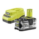 Pack batterie 18v one + ? 5, 0 ah et chargeur 2, 0 a - rc18120a - 150 ryobi