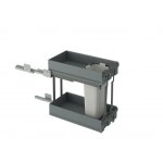 Panier extractible pain - bouteilles - 400 mm - 2 niveaux - 7105 k inoxa