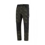 Pantalon de travail dperlant freedom noir et motif camouflage kaki - l diadora utility