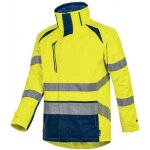 Parka haute visibilit� imperm�able et r�tror�fl�chissante long life - jaune s t2s