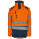 Parka haute visibilit� imperm�able et r�tror�fl�chissante long life - orange l t2s
