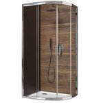 Paroi de douche - 1 / 4 de rond portes coulissantes 90cm - vitrage transparent - tyxo leda Paroi de douche - 1 / 4 de rond portes coulissantes 90cm - vitrage transparent - tyxo leda