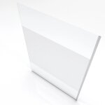 Paroi de douche fixe parma 2 - verre dépoli - 140 cm aurlane Paroi de douche fixe parma 2 - verre dépoli - 140 cm aurlane
