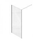 Paroi de douche � l'italienne 100 cm - profil�s chrom�s - serenity jacob delafon