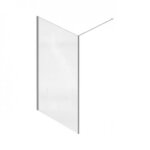 Paroi de douche � l'italienne 120 cm - profil�s chrom�s - serenity jacob delafon