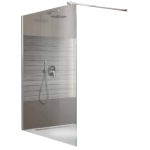 Paroi de douche � l'italienne open 2 - verre transparent - 100 cm leda
