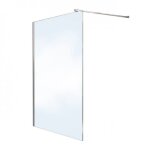 Paroi de douche � l'italienne open 2 - verre transparent - 90 cm leda