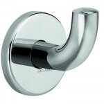 Pat�re virgule - �62x65mm - 1 crochet - beline inox brillant delabie