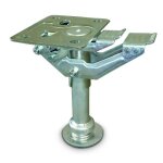 Patin d'immobilisation - acier embouti zingu - platine - 250 mm tente
