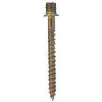 Patte � vis bois pour collier de supportage - 100 pi�ces - diam�tre 8x50 mm fischer