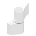 Paumelle en applique à 2 lames diam pour porte d'entrée - entraxe 60 mm - blanc signalisation 9016 la ... Paumelle en applique à 2 lames diam pour porte d'entrée - entraxe 60 mm - blanc signalisation 9016 la ...