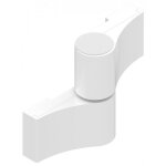 Paumelle en applique à 2 lames diam pour porte d'entrée - entraxe 93 mm - blanc pur 9010 la croisée ds ... Paumelle en applique à 2 lames diam pour porte d'entrée - entraxe 93 mm - blanc pur 9010 la croisée ds ...